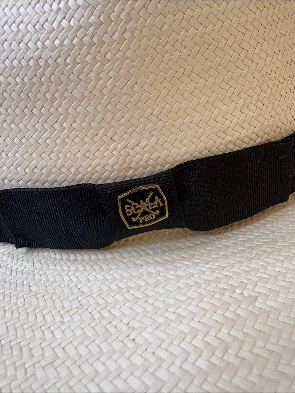 Scala Pro Series Men's Toyo Grosgrain Ribbon Safari Hat Golf Cruise Resort Beach